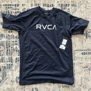 Boys RVCA Rash Guard XL Black